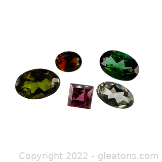 Loose Genuine Tourmaline Gemstones Different Shapes & Colors