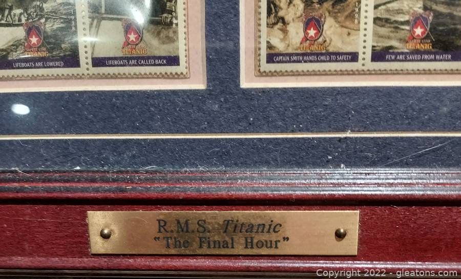 R.M.S Titanic “The Final Hour” Framed Print and Commemorative