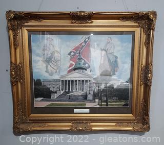 “The Last Stand” Framed Print- The State Capitol in Columbia, SC 