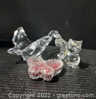 Love Glass/ Crystal Figurines