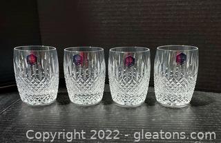 Set of 4 Gorgeous Stuart Double Old Fashioned Glasses