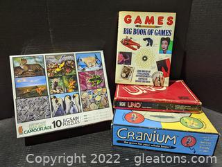 Game & Puzzles for Family Night 
