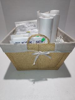 Nice Basket Contains 20+ Patterns, Stabilizer and Singer Electric Scissors 