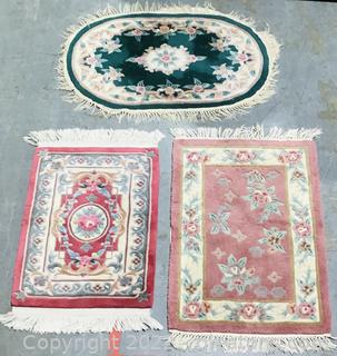 Vintage Assorted Small Area Rugs (Set of 3)