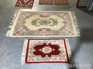 Vintage Assorted Small Area Rugs (Set of 2)