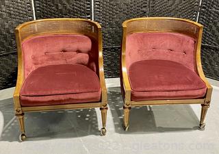 Regal Louis XVI Style Chairs, 1960s