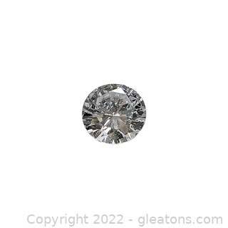 Loose Round Brilliant Diamond Approx. .35ct