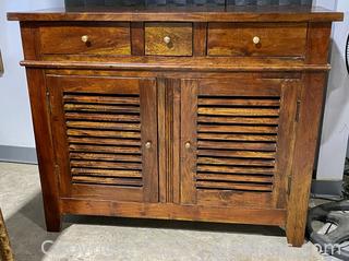 Beautiful British Colonial Style Side Board 