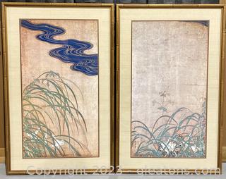 “Flowering Plants of Summer and Autumn” by Hoitsu 