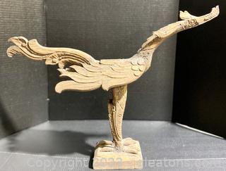 Carved Mythical Bird Statue 