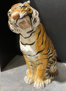 Ceramic Bengal Tiger Statue 