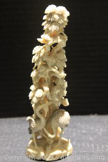 Carved Chinese Ivory Tree 