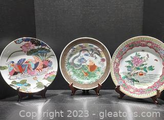 3 Gorgeous Decorative Plates
