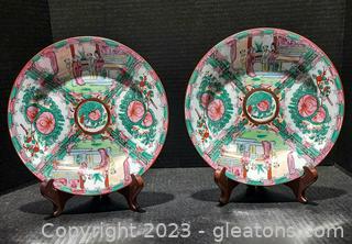 Pair of Matching Decorative Plates