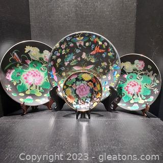 4 Pieces of Beautiful Flower and Butterfly Decorative Pieces