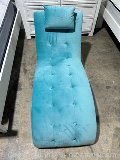 Rooms To Go Chloe Aqua Chaise 