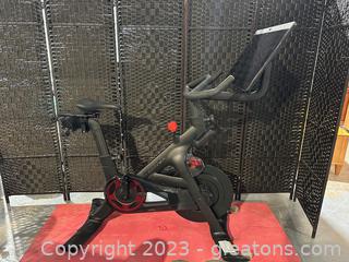 Peloton Stationary Exercise Bike w/Mat 