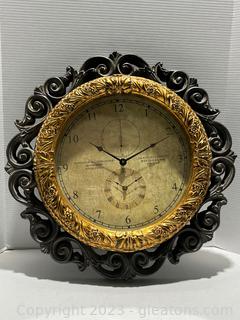 French Style Exposition De L’Horlogene Wall Clock