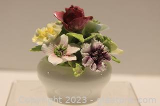 England Coalport Floral Porcelain Bouquet