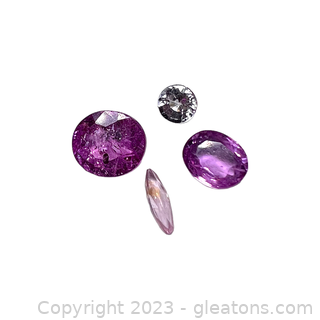 Loose Pink Sapphire Gemstones