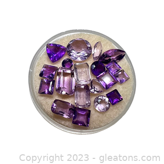 Loose Amethyst Gemstones Multiple Shapes