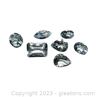 Loose Aquamarine Gemstones Multiple Shapes