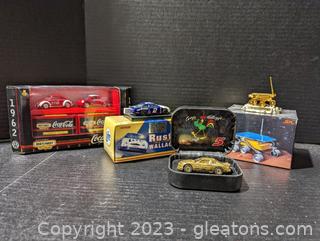 Collectibles Featuring Hot Wheels gold Plated Mars Rover