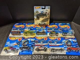 Set of 11 Hot Wheels Cars