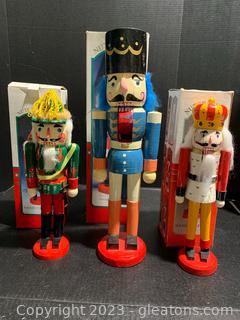 Old World Nutcrackers Lot of 3