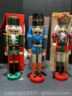 Nut Crackers Lot of 3