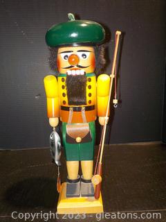 Vintage Steinbach Nutcracker: Fisherman with Pole and Fish