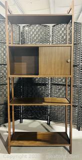 Mid-Century Modern Book or Storage Shelf 