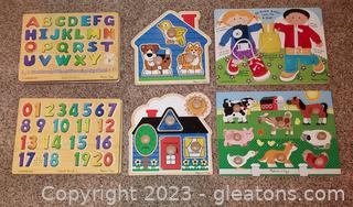 Great Selection of Melissa and Doug Tray Puzzles