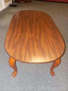 Low Wood-Look Coffee Table