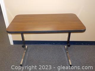 Utility Table/Desk with Adjustable Height (Does not roll)