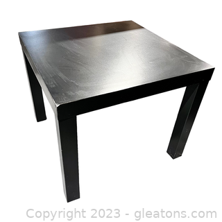 Set of 3 Black "Lack" IKEA Side Tables
