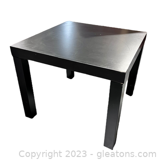 Set of 3 Black "Lack" IKEA Side Tables