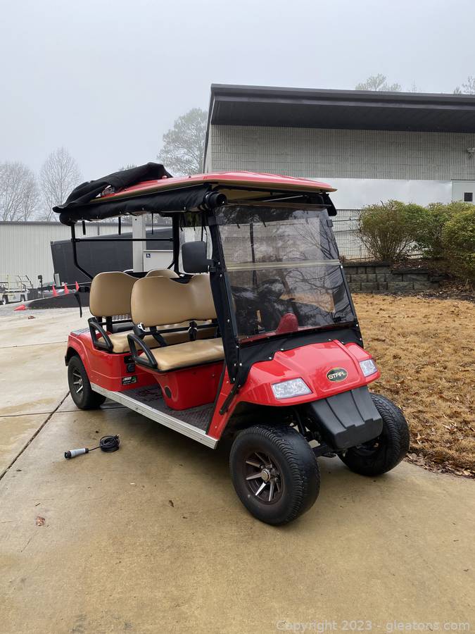 2019 48V Limousine 4 Seat Star Golf Cart EV - Street Legal