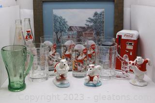 Large Lot of Vintage Coca-Cola Collectibles 
