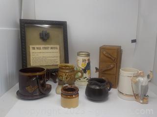 8-Piece Vintage Thought-Provoking Lot. (Masculine Themed)