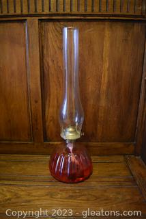 Candlewick Oil Lamp 