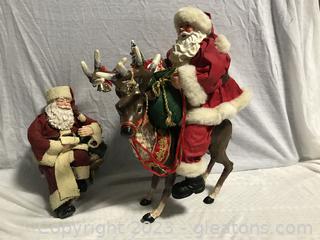 Santa on Reindeer