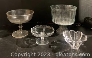 Beaded Compote with Other Trifling Dishes (4 pc)