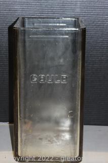 Antique Gould Glass Automotive Battery Box (No Lid) 