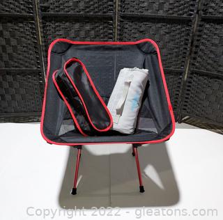 Handy Travel/Ball Park Accessories-Chair and Blanket
