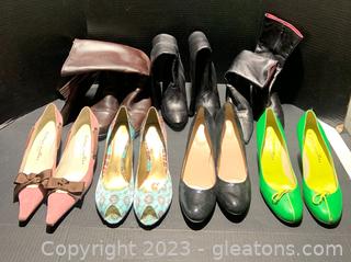 Boots and Heels (7 Total Pair) 