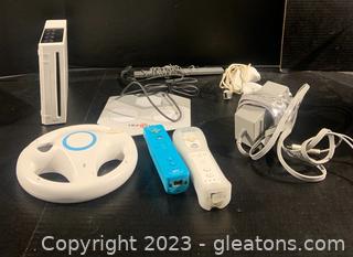 Wii with Components Pictured Only 