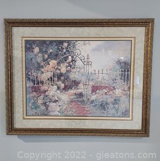 Lovely Framed Floral Wall Art 