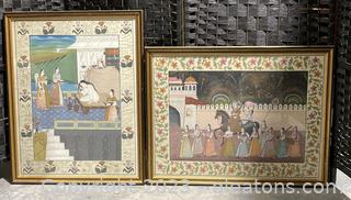 Pair of Framed Classic Indian Prints 