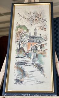 “Governor’s Palace Williamsburg”  Framed Print by John Haymson 